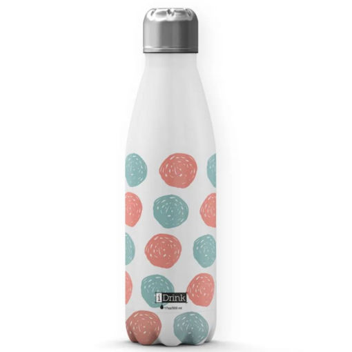 Picture of IDRINK THERMAL BOTTLE 500ML DOTS